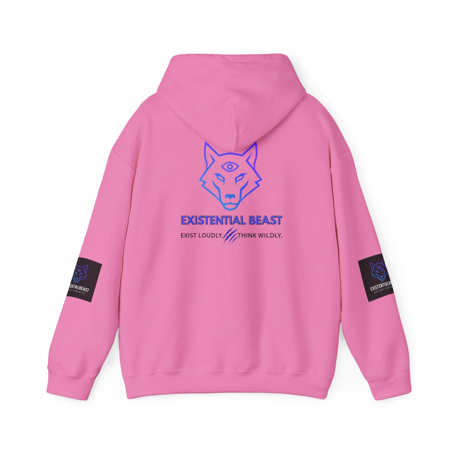 Namaste Bitches – Zen Looks Good on You - Existential Beast Hoodie: Cozy Cat-Inspired Sweatshirt, Unisex Pullover, Comfort Wear, Unique Gift, Meditation Inspired