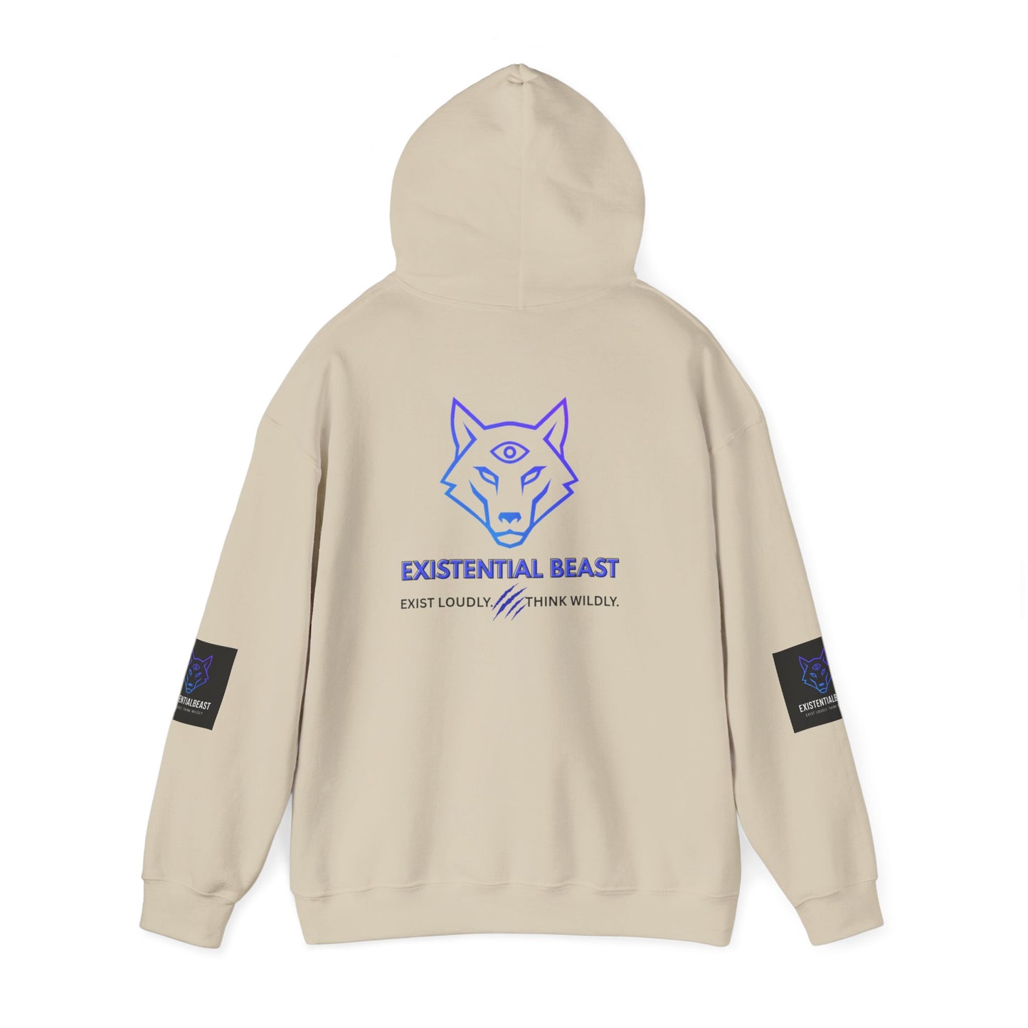 Namaste Bitches – Zen Looks Good on You - Existential Beast Hoodie: Cozy Cat-Inspired Sweatshirt, Unisex Pullover, Comfort Wear, Unique Gift, Meditation Inspired