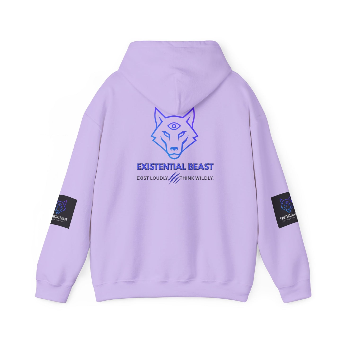 Namaste Bitches – Zen Looks Good on You - Existential Beast Hoodie: Cozy Cat-Inspired Sweatshirt, Unisex Pullover, Comfort Wear, Unique Gift, Meditation Inspired