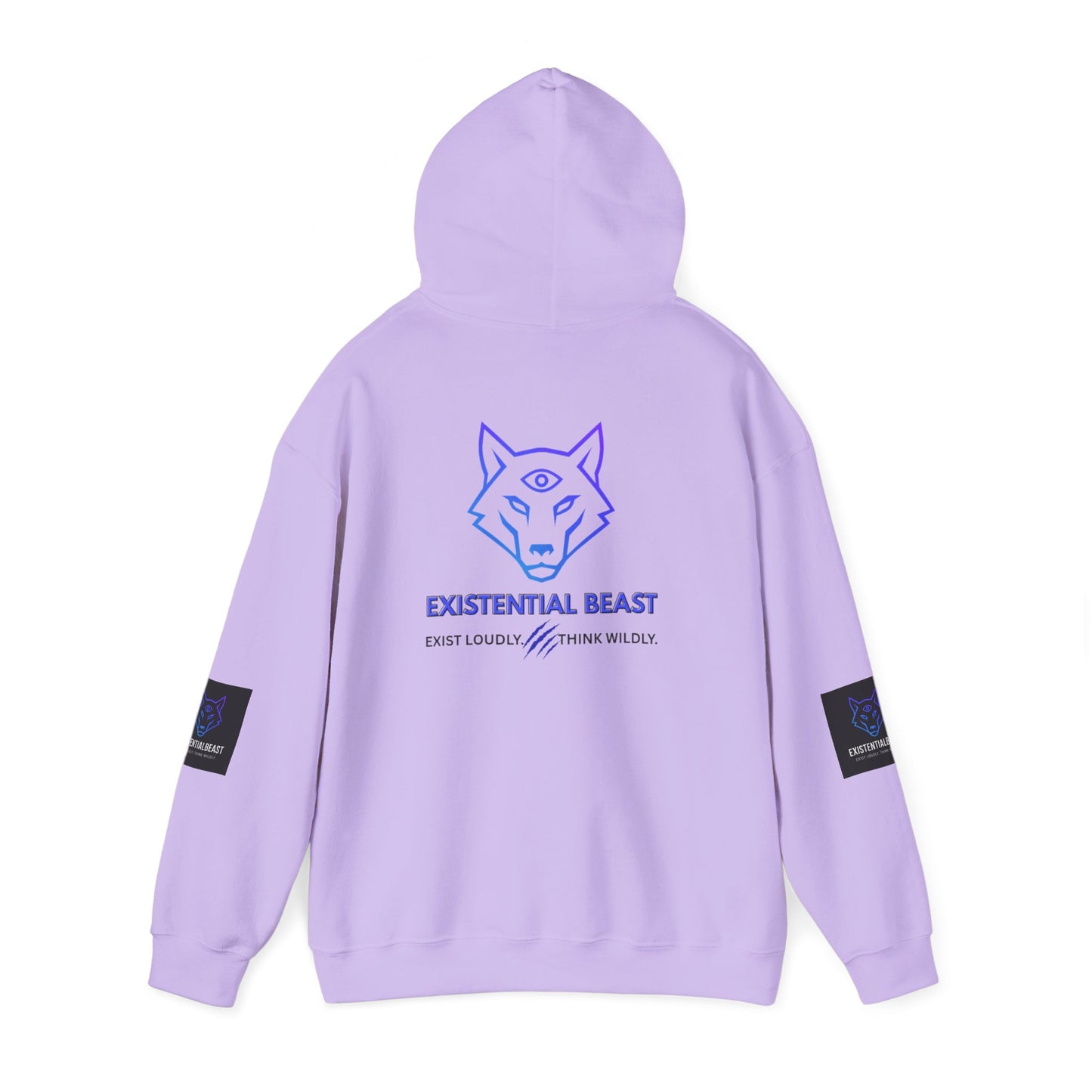 Namaste Bitches – Zen Looks Good on You - Existential Beast Hoodie: Cozy Cat-Inspired Sweatshirt, Unisex Pullover, Comfort Wear, Unique Gift, Meditation Inspired