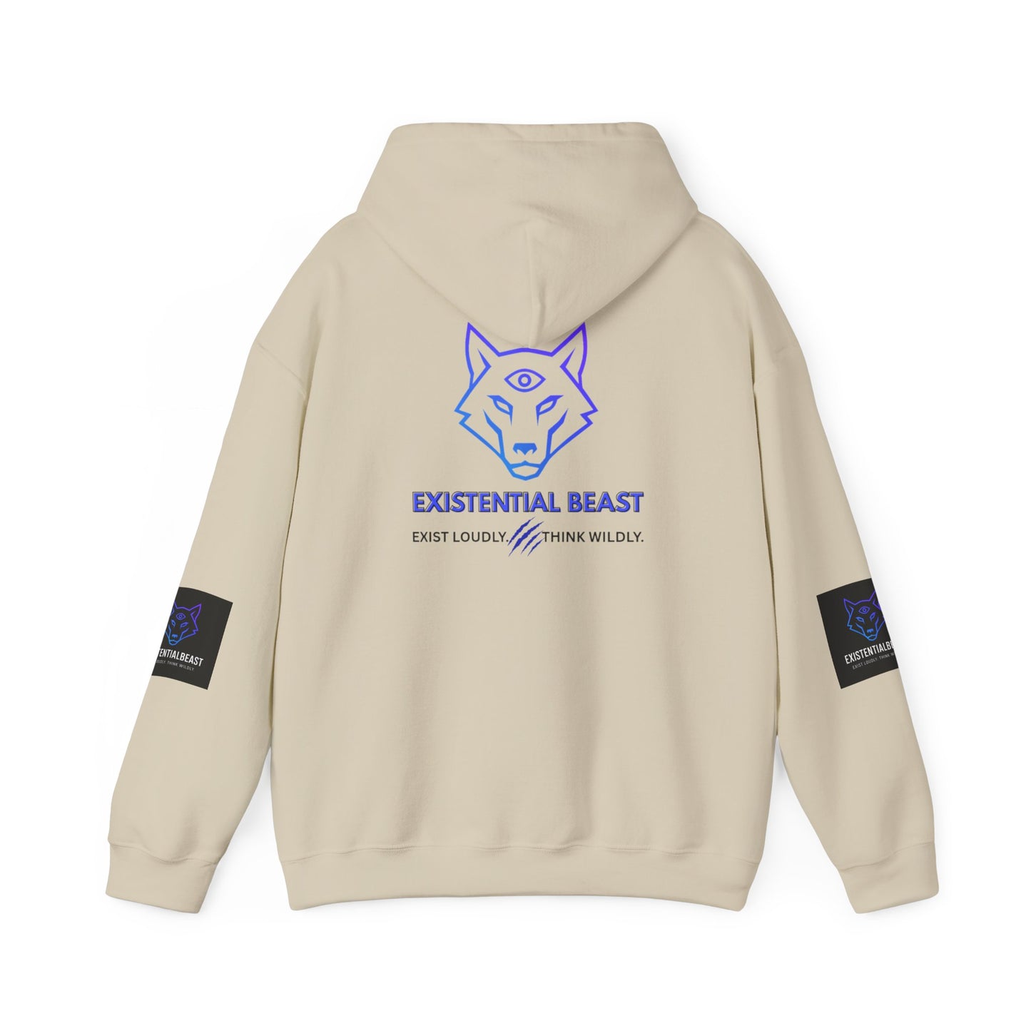 Namaste Bitches – Zen Looks Good on You - Existential Beast Hoodie: Cozy Cat-Inspired Sweatshirt, Unisex Pullover, Comfort Wear, Unique Gift, Meditation Inspired