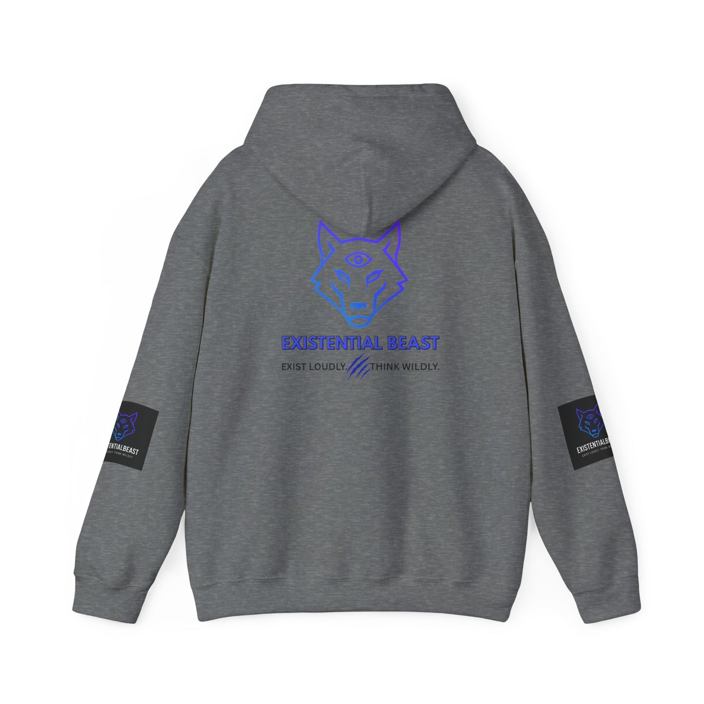 Namaste Bitches – Zen Looks Good on You - Existential Beast Hoodie: Cozy Cat-Inspired Sweatshirt, Unisex Pullover, Comfort Wear, Unique Gift, Meditation Inspired