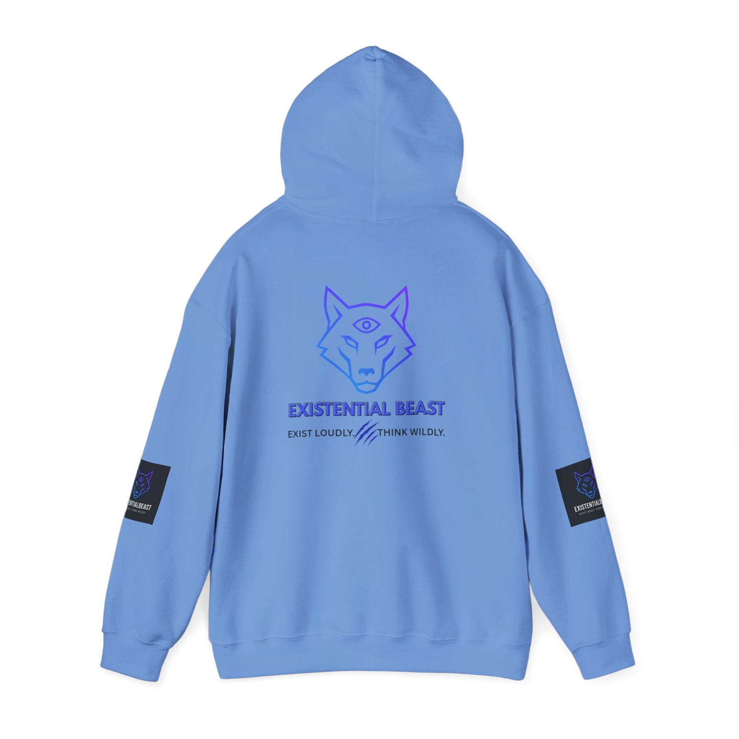 Namaste Bitches – Zen Looks Good on You - Existential Beast Hoodie: Cozy Cat-Inspired Sweatshirt, Unisex Pullover, Comfort Wear, Unique Gift, Meditation Inspired