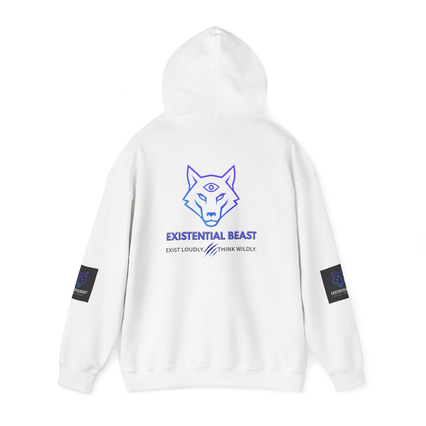 Namaste Bitches – Zen Looks Good on You - Existential Beast Hoodie: Cozy Cat-Inspired Sweatshirt, Unisex Pullover, Comfort Wear, Unique Gift, Meditation Inspired
