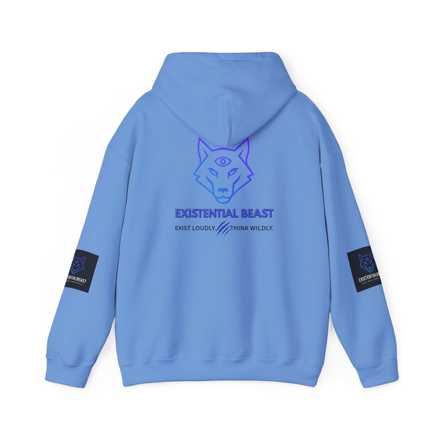 Namaste Bitches – Zen Looks Good on You - Existential Beast Hoodie: Cozy Cat-Inspired Sweatshirt, Unisex Pullover, Comfort Wear, Unique Gift, Meditation Inspired