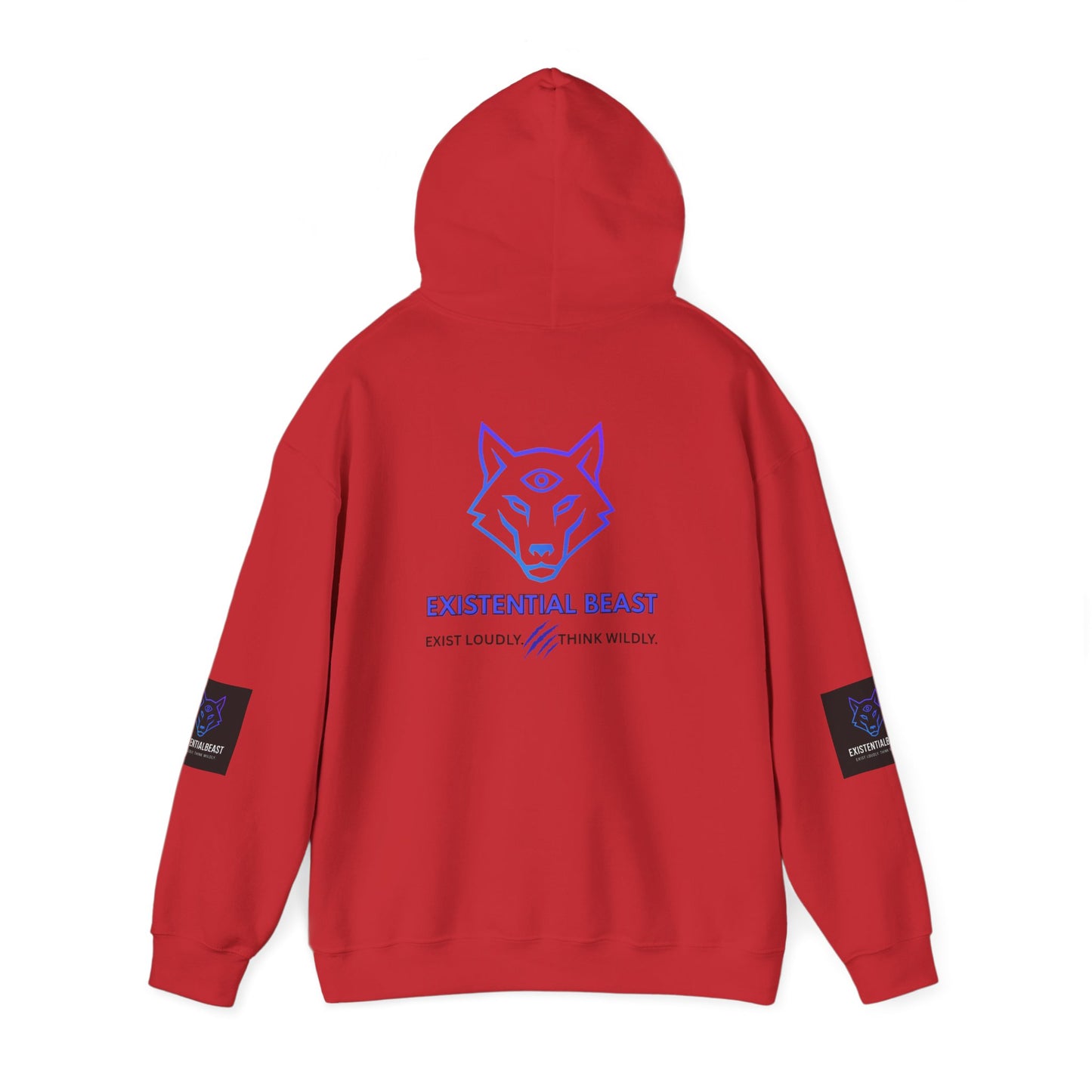 Namaste Bitches – Zen Looks Good on You - Existential Beast Hoodie: Cozy Cat-Inspired Sweatshirt, Unisex Pullover, Comfort Wear, Unique Gift, Meditation Inspired